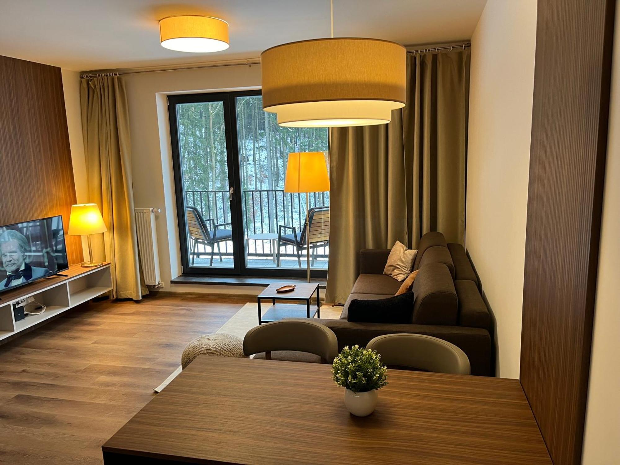 Apartman Hruska Černý Dŭl Esterno foto